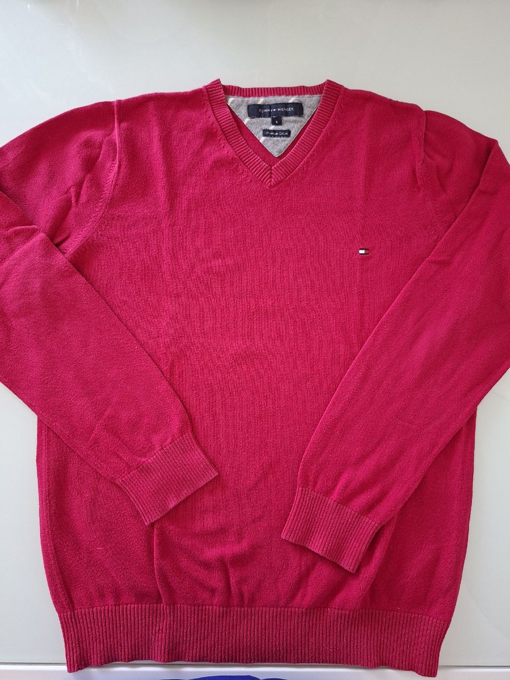 Tommy Hilfiger Pullover & Sweatshirts: Pull en coton premium Tommy Hilfiger, couleur rose fuchsia, – Gebraucht aus Renens VD von ser_j2fn 1