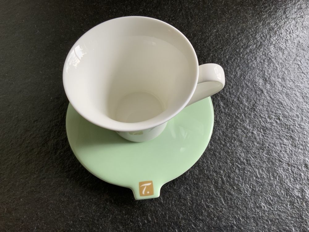 Nespresso Tasses: Tasse mit Untertasse, Grüner Tee, T7 Design – Neuf (Voir description) à Widnau par Como2006 1