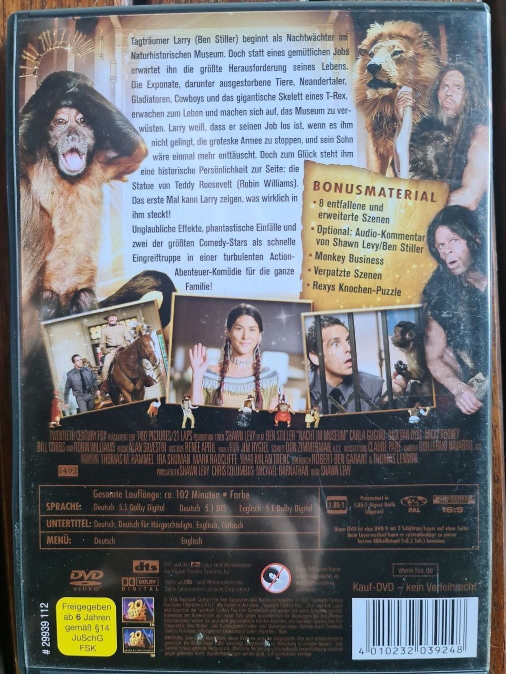 Tutti i DVDs: DVD Nachts im Museum – Usato da Dintikon venduto da Vexi 1