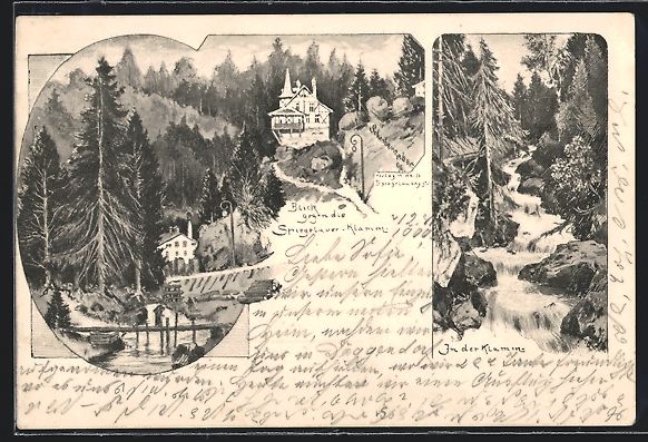Cartes postales: sign. Scheibenzuber: Spiegelau, Flusspar – D'occasion à Berlin par bartko-reher
