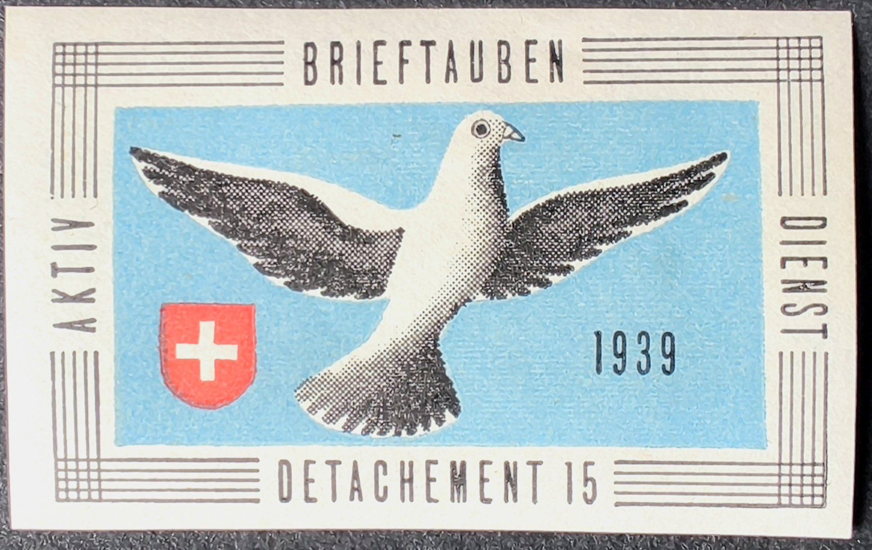 Alle Briefmarken: Brieftauben Det 15, de, geschn, 2.WK, Wi Bft 21-2 – Gebraucht aus Niederuzwil von LichtPhil