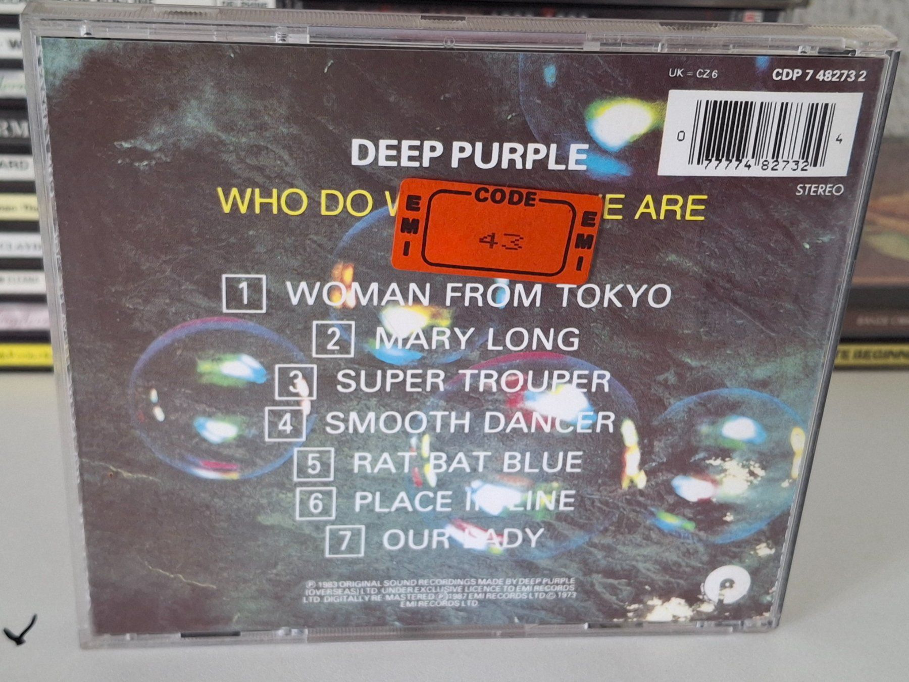 CDs: CD Deep Purple -  Who Do We Think We Are – Gebraucht aus Aarberg von Jackup1 1