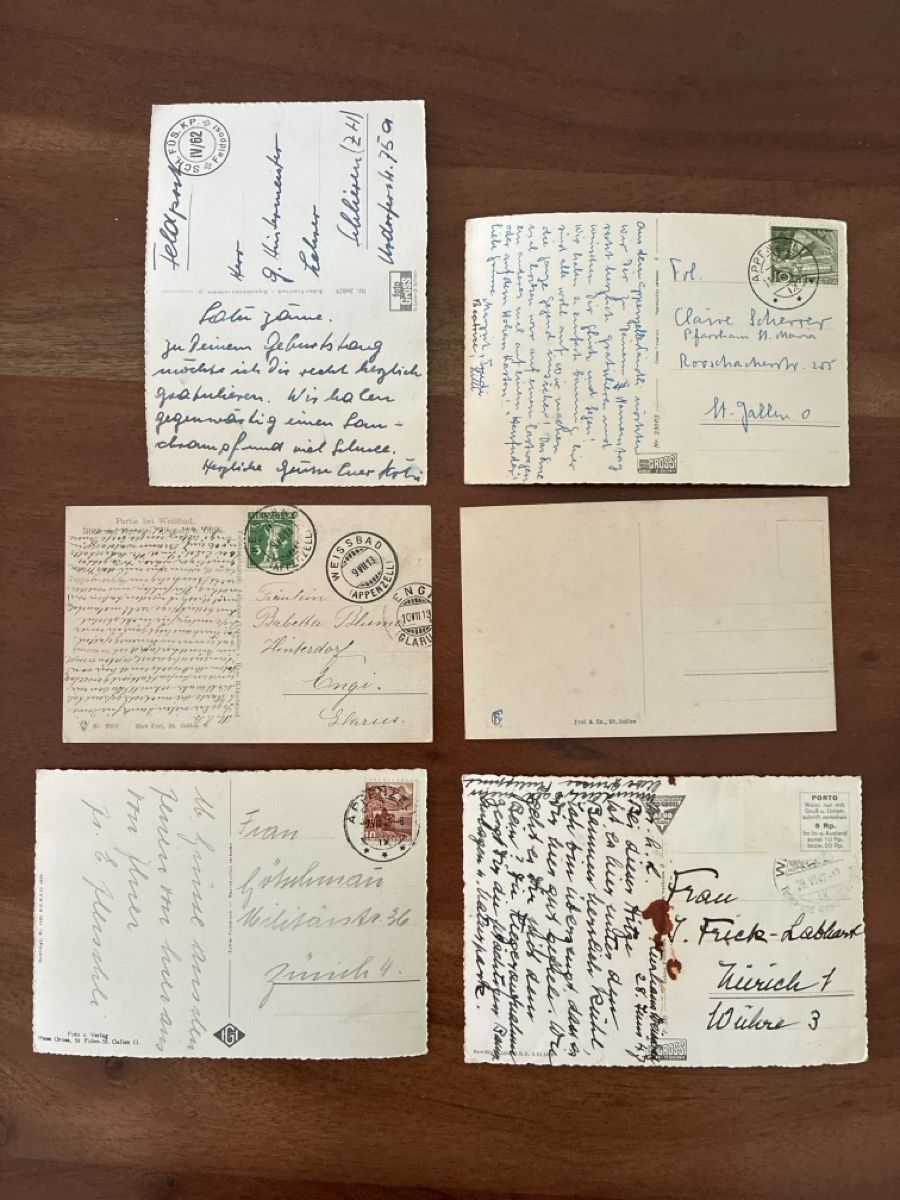 Cartes postales: 12 Ansichtskarten Schweiz von Weissbad AP. B – D'occasion à Oftringen par Cla.vD.74 3