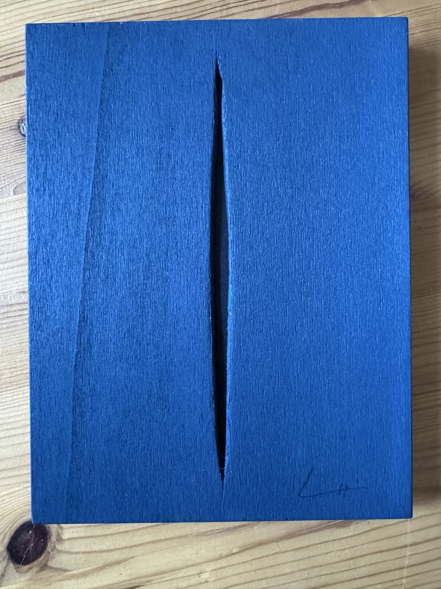 Dipinti: Quadro blu arte moderna, italia – Usato da Genève venduto da Atelier.Curio