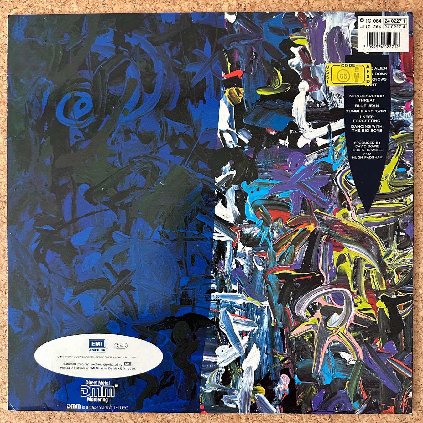 Schallplatten: LP - David Bowie – Tonight – Gebraucht aus Breganzona von Onairda75 1