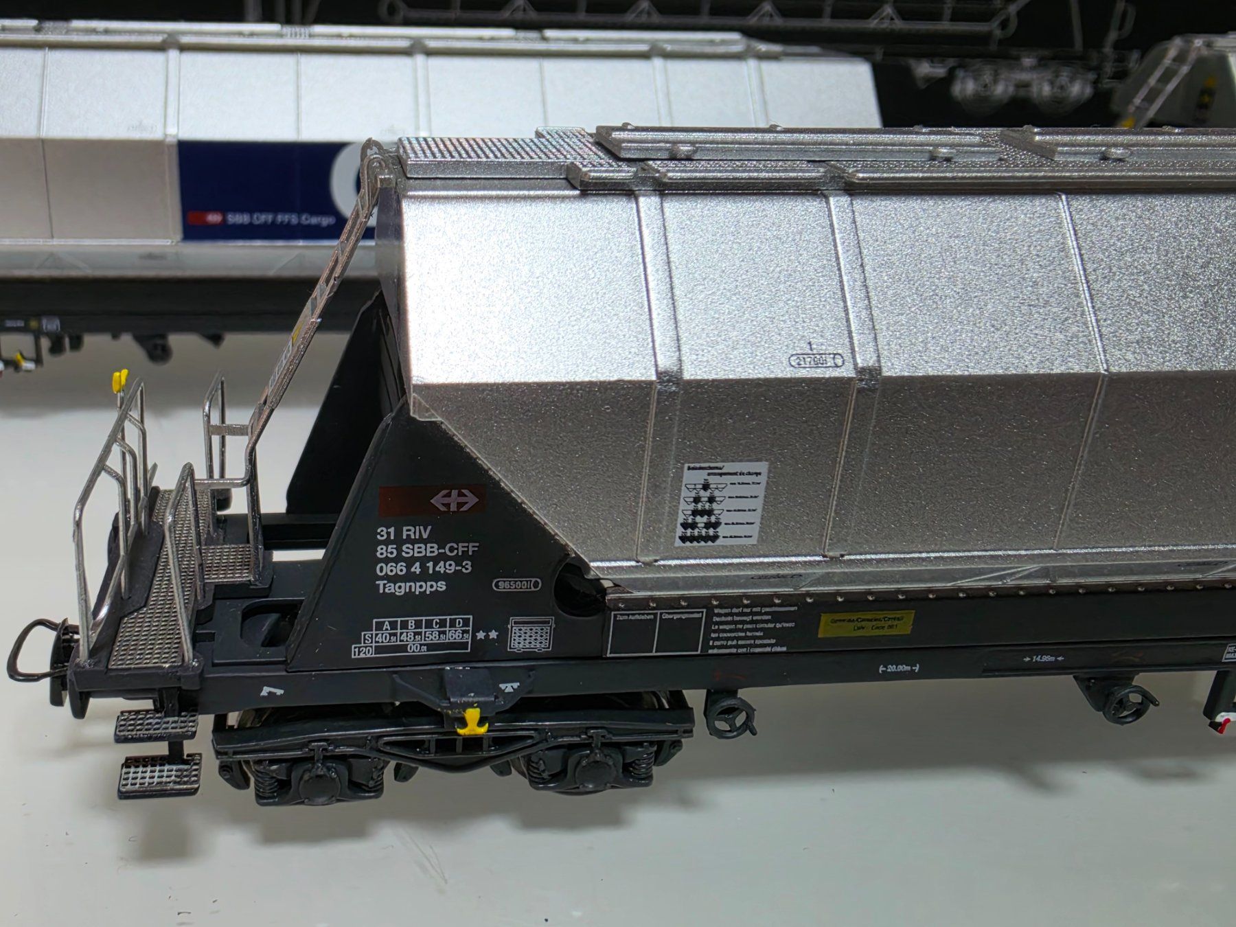 Modellini di ferrovie: B-Models SBB Cargo Wagenset neu – Nuovo e nell'imballaggio originale da Neuenhof venduto da ludovicco 1