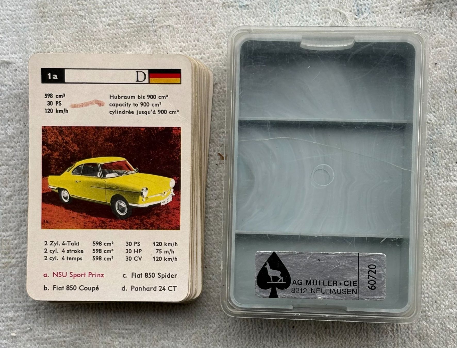 Giochi: ANTIKES AUTO QUARTETT – Difettoso da Ostermundigen venduto da wini63
