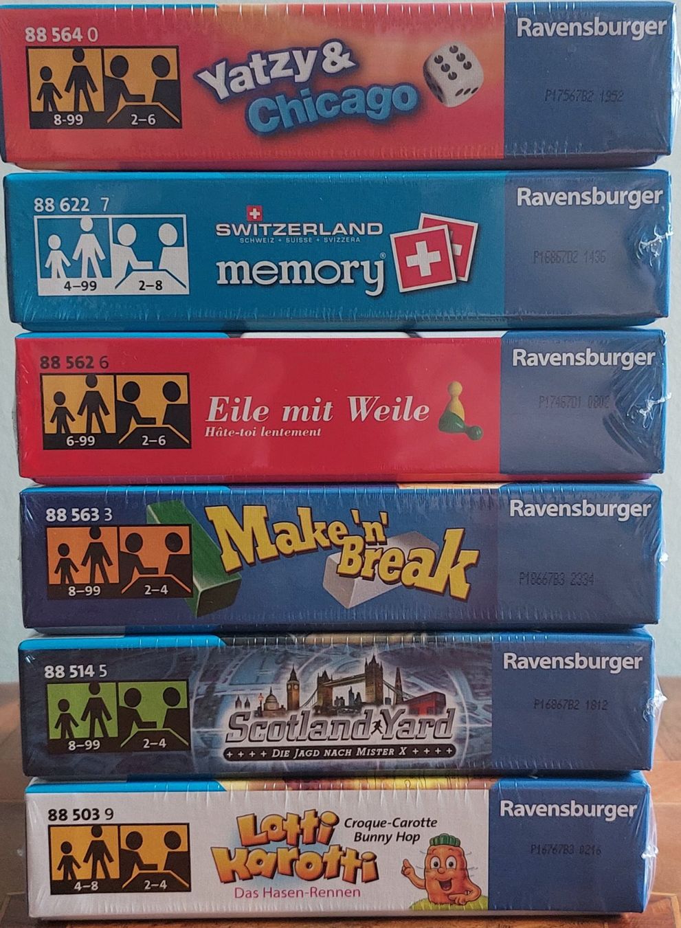 Ravensburger Giochi: Diverse Spiele von Ravensburger, 6 Stück, im Reiseformat – Nuovo e nell'imballaggio originale da Baar venduto da Mango347 2