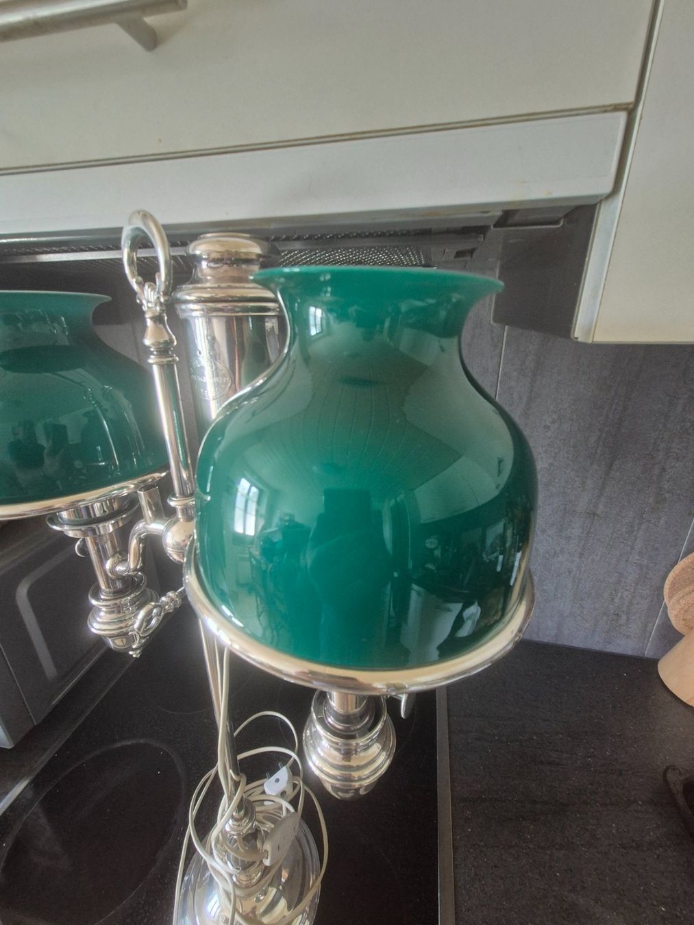 Lampade: Rare Brasse Student Lamp C.1910 – Usato da Essertes venduto da onezoneplay 1