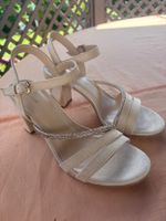 Elegante Sandalen, beige, Gr. 39, perfekt für den Sommer!