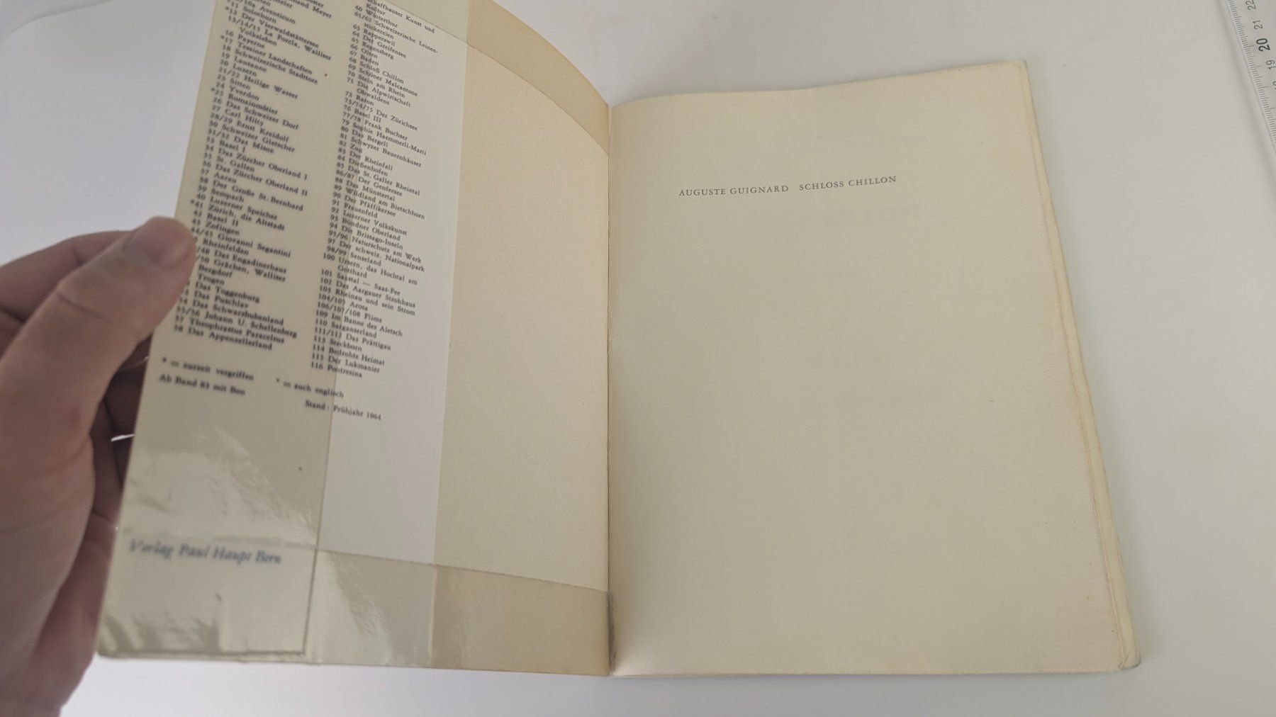 Libri: Schweizer Heimatbücher: Schloss Chillon 1964 – Usato da Zürich venduto da axolottchen 2