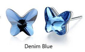 Orecchini pendenti & Orecchini a lobo: Swarovski Schmetterling Ohrstecker – Nuovo e nell'imballaggio originale da Bottenwil venduto da anh_5brz