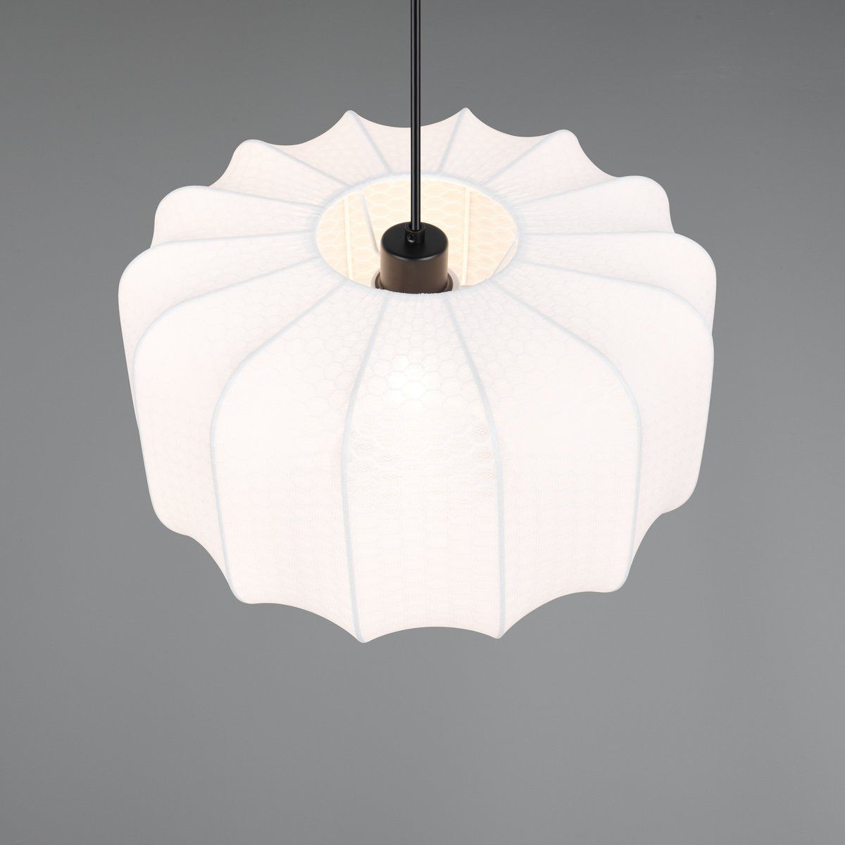 Kronleuchter & Deckenlampen: Pendelleuchte, Weiss, Stoff, 40 cm Ø – Neu (gemäss Beschreibung) aus Kreuzlingen von Smart-Light 8