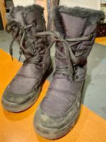 dicke schwarze Winterstiefel Gr. 37