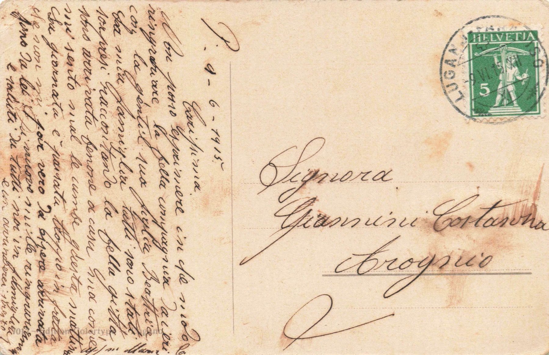 Cartoline postali: Lugano Funicolare S. Salvatore – Usato da Biasca venduto da Blenio71 1