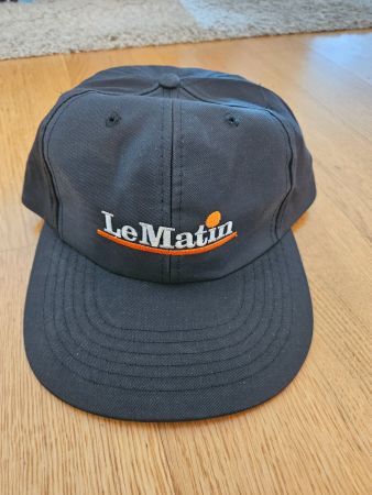Casquette journal Le Matin / Presse/ collector /Vintage