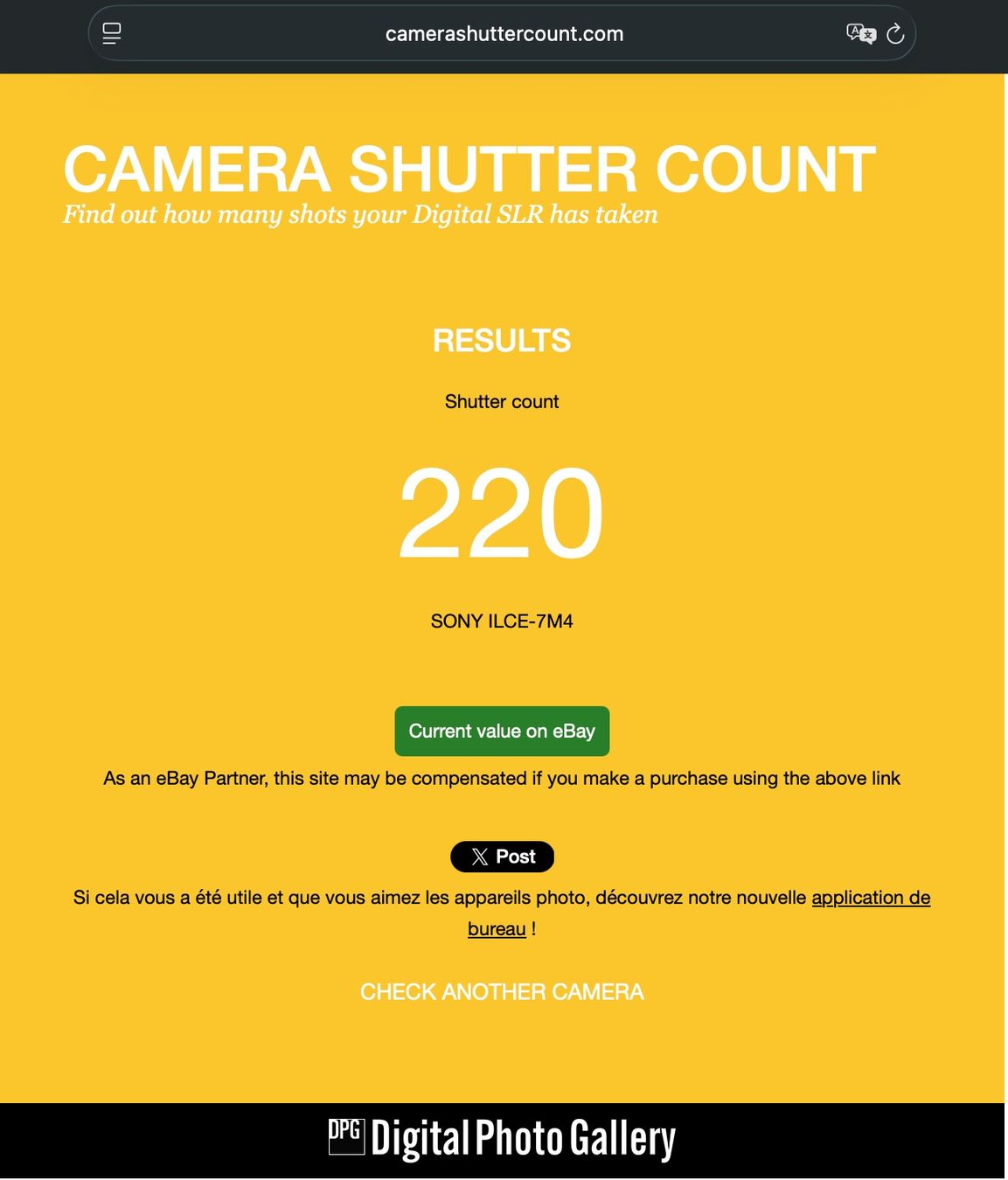 Sony Fotocamera: Sony Alpha A7 IV - 220 déclenchements seulement – Usato da Crissier venduto da obgr 3