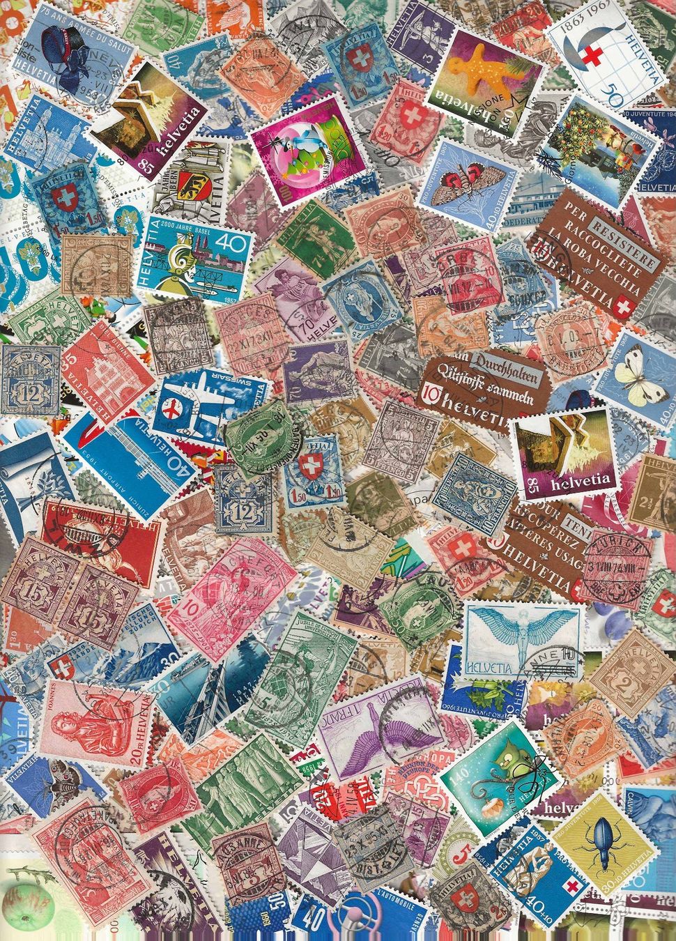 Tutti i francobolli: VR01 - 30 gr. timbres CH en vrac – Nuovo e nell'imballaggio originale da Trélex venduto da Phil_Albert