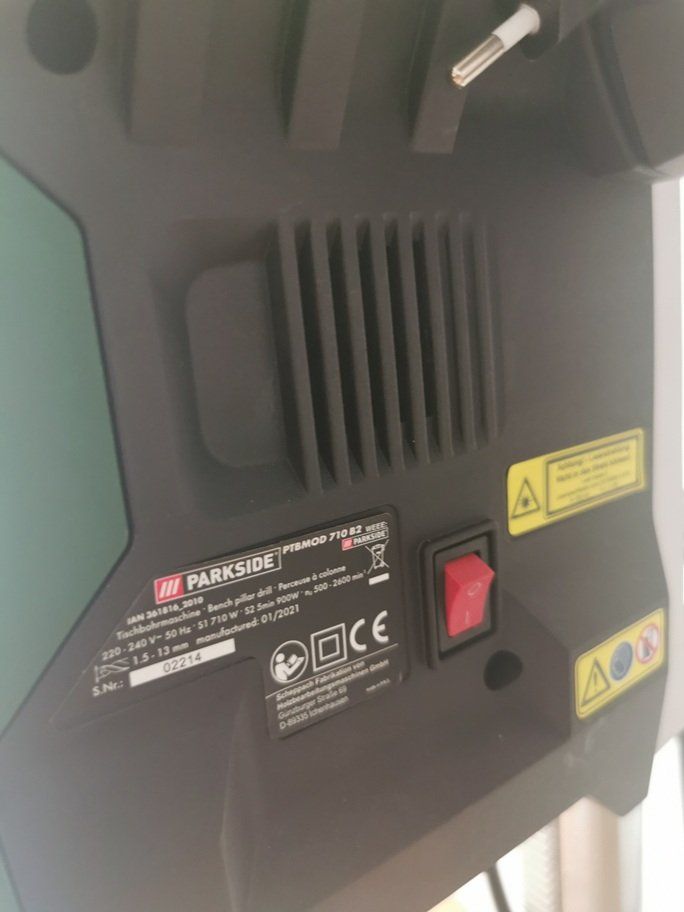 Parkside Trapani: Tischbohrmaschine PARKSIDE PTBMOD 710 B2 – Usato da Wilen b. Wollerau venduto da morethanmusic 4