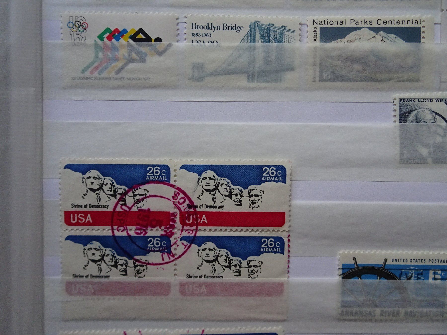 Alle Briefmarken: USA Div. – Gebraucht aus Aadorf von Chnorli-Furz 3