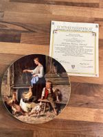 Anker Teller Mädchen Hühner fütternd