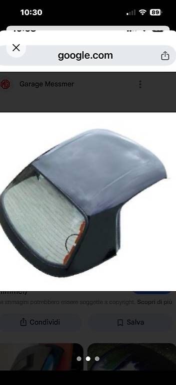 Accessori per altri veicoli: MGf Hardtop Schwarz  – Usato da Bern venduto da Ginotto.1953