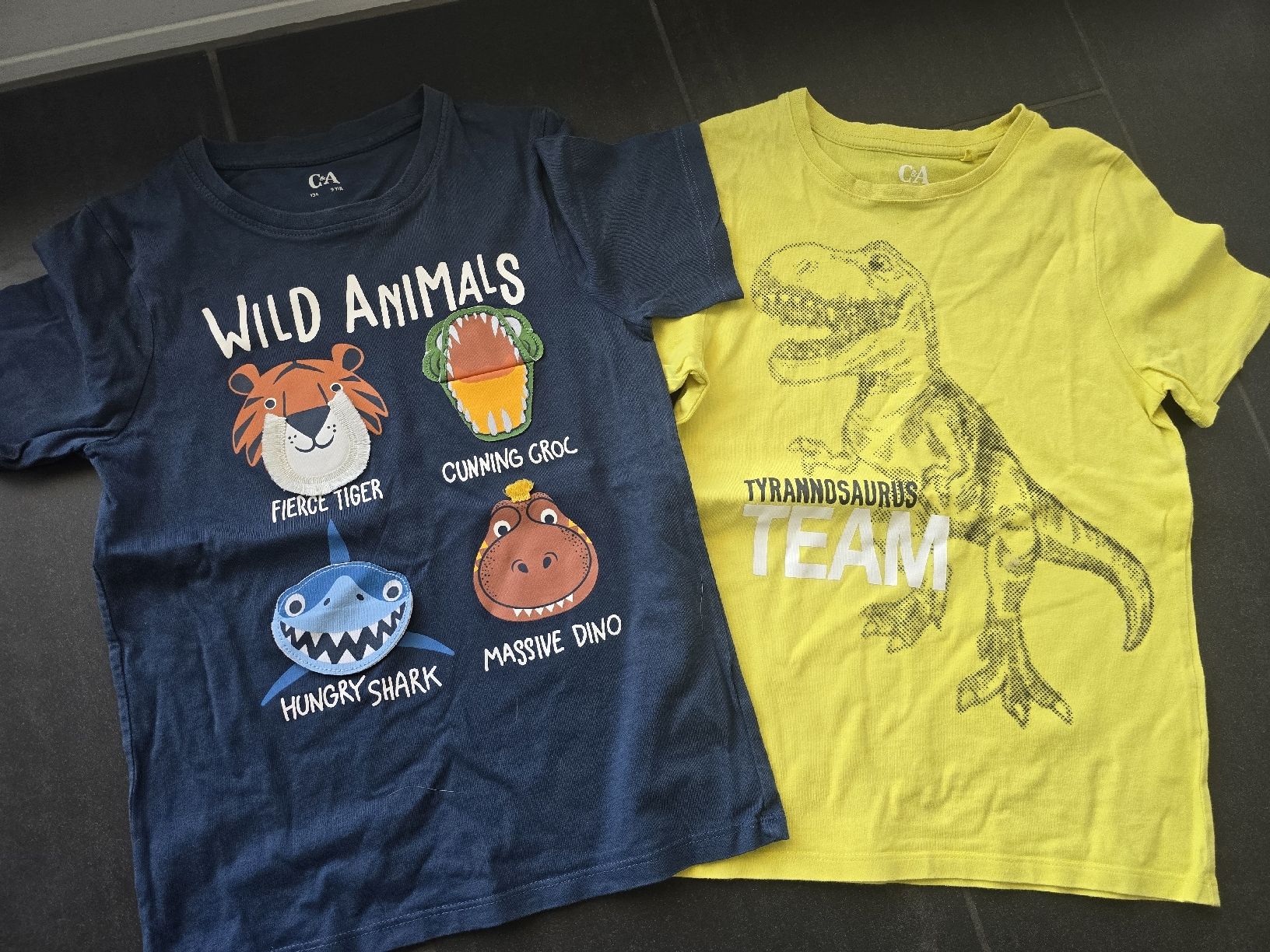 C&A Hemden, T-Shirts & Polos: 2er Pack T-Shirts C&A Grösse 128-134 – Gebraucht aus Unterentfelden von Panda-87