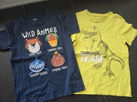 2er Pack T-Shirts C&A Grösse 128-134