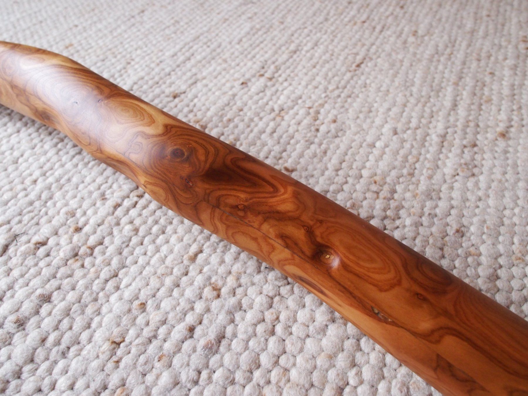Musikinstrumente: Didgeridoo aus heimischem Aprikosenholz – Neu und originalverpackt aus Spiez von chr_k2br 3
