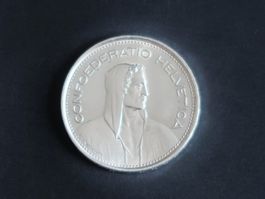 5 Franken 1969 B Münze Silber CONFOEDERATIO HELVETICA