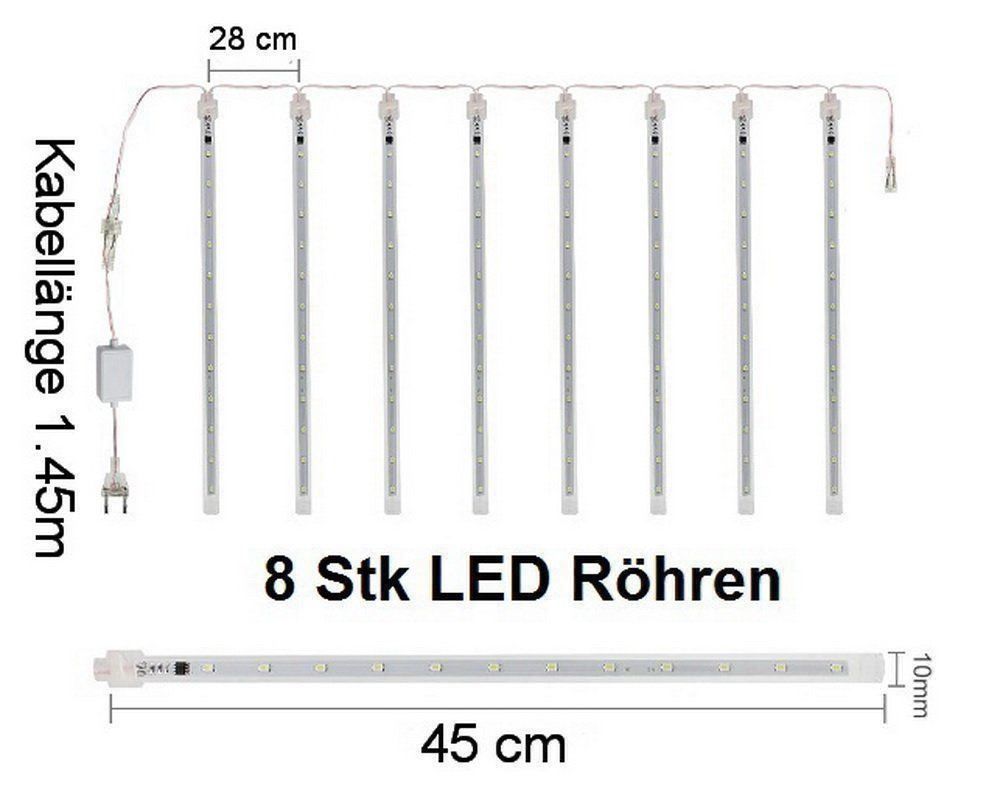 Ghirlande e barre luminose: LED Partylicht weiss oder blau LED Deckorationsbeleuchtung – Nuovo e nell'imballaggio originale da Rüegsauschachen venduto da Jawenito 3