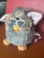 Original "Furby" grau (inkl. Tag) funktioniert/top (vintage)