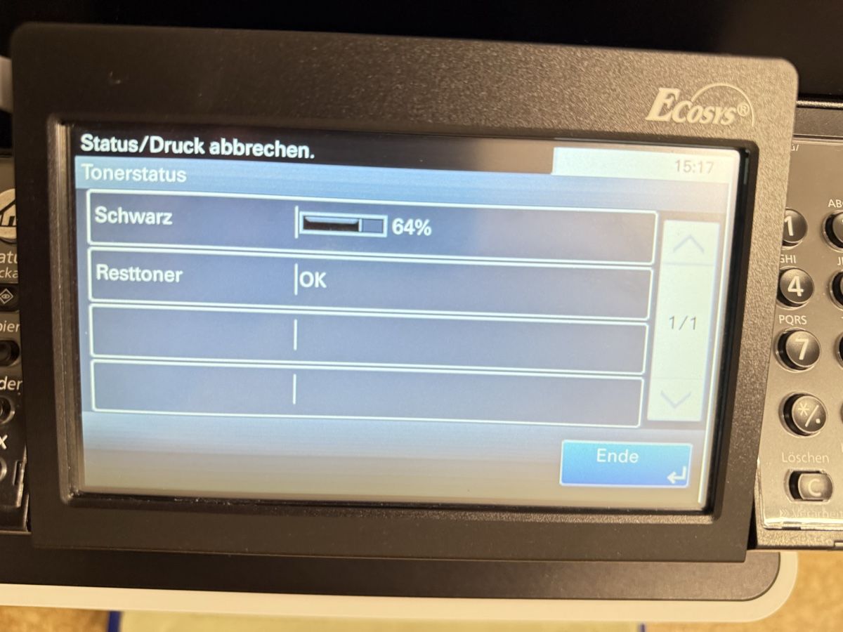 Kyocera Drucker: Kyocera ECOSYS M3655idn Multifunk. Drucker A4 Schwarz/Weiss – Gebraucht aus Lausen von Albprint 1