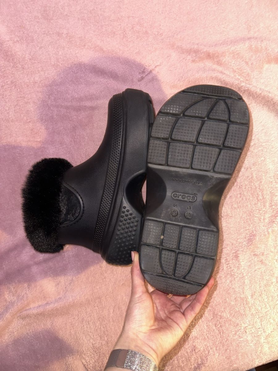 Crocs Scarpe da uomo: Black Crocs Stomp Lined Boot Gr. 41/42 – Nuovo (secondo la descrizione) da Dübendorf venduto da Roslabones 4