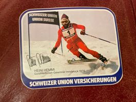 Heinni Hemmi Schweizer Union Versicherung Abziehbild