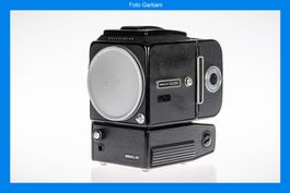 Hasselblad 500 EL/M Nera + Magazzino A12 + batterie