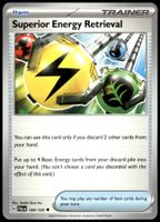 Pokémon Superior Energy Retrieval 189/193 EN SV02: Paldea Ev