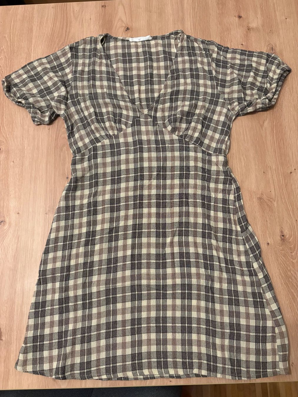 Kleider: Kleid kariert kurzarm Grösse S neu – Neu (gemäss Beschreibung) aus Kloten von swarovski16 3