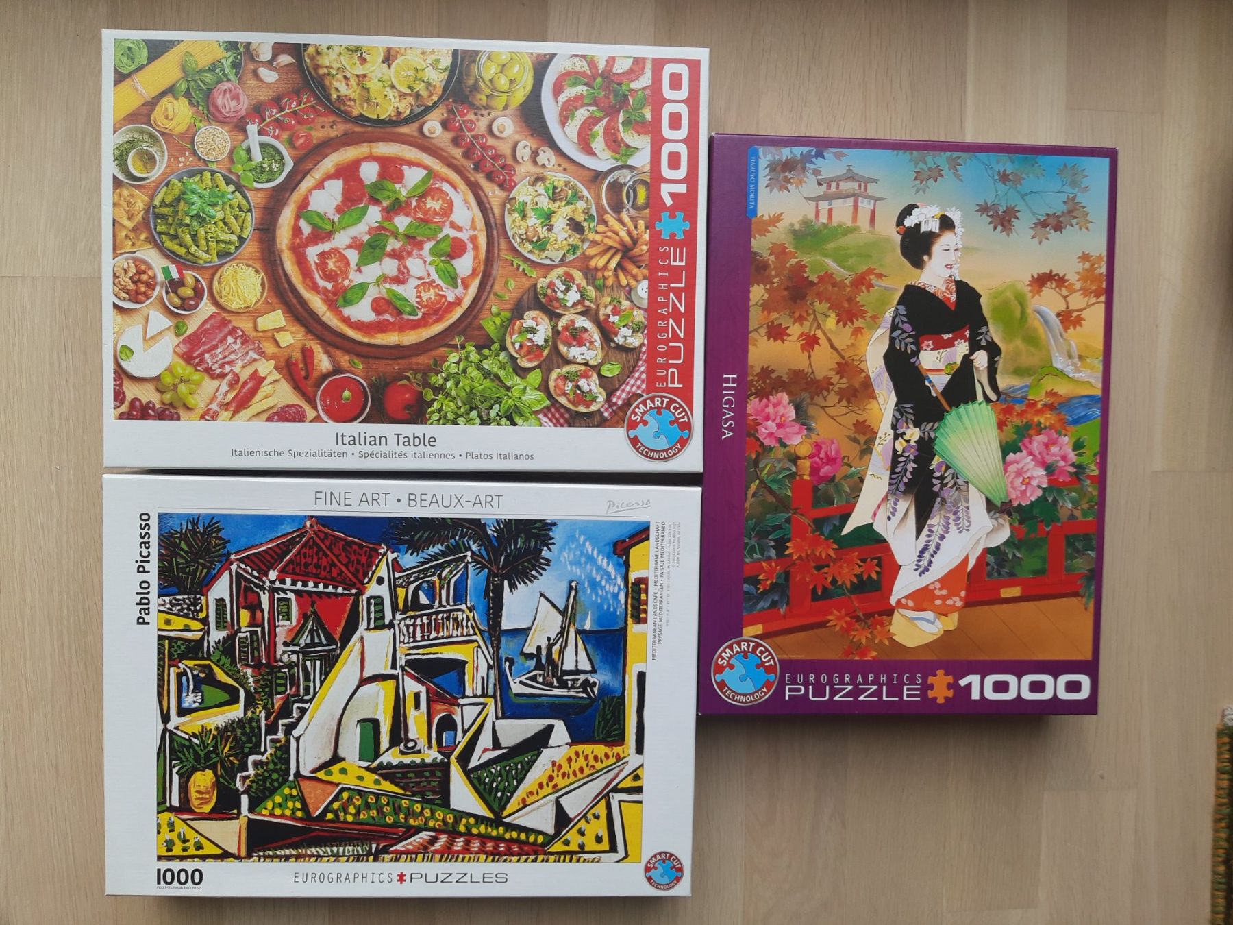 Puzzle: 3x Puzzle 1000 mit Smartcut – Usato da Zürich venduto da LeSchwab
