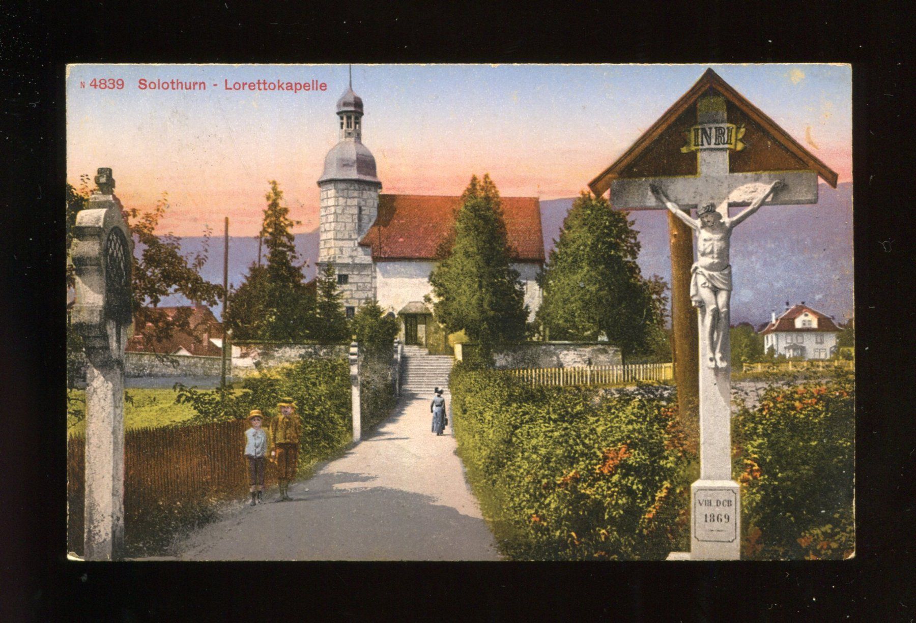 Ansichtskarten: Solothurn, Lorettokapalle – Gebraucht aus Aarau von Elmaar41