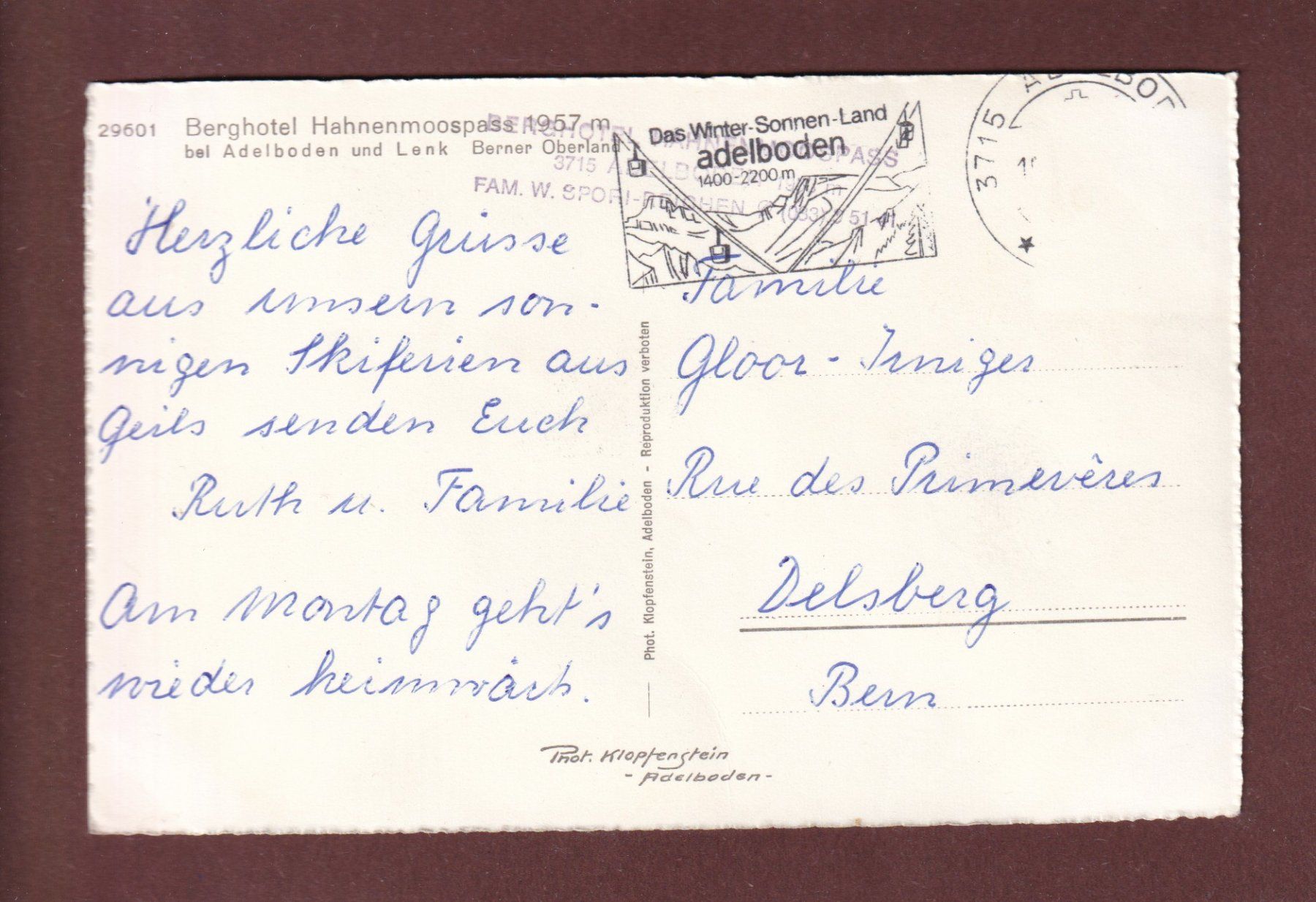 Ansichtskarten: HAHNENMOOSPASS - 5 Bilder – Gebraucht aus Pully von nicecards-shop 1