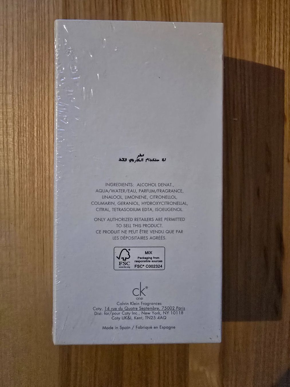 Calvin Klein Profumi & Eau de Toilette: Calvin Klein Parfüm One neu – Nuovo e nell'imballaggio originale da triesenberg venduto da wisi369 1