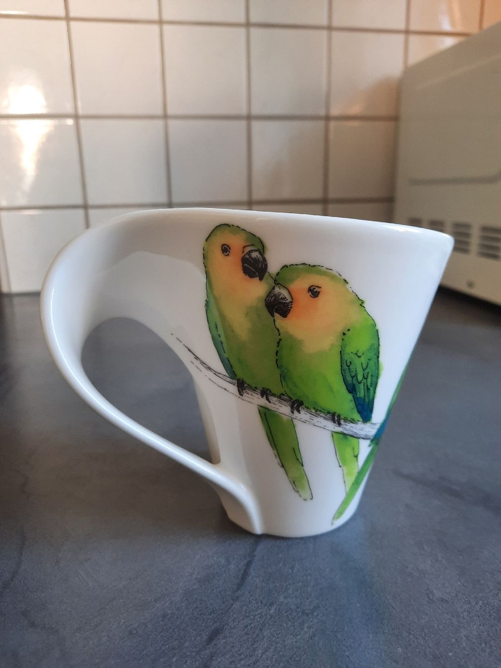 Villeroy & Boch Tazze: VILLEROY & BOCH . Tasse avec PERRUCHES – Usato da Le Locle venduto da marylise01 1