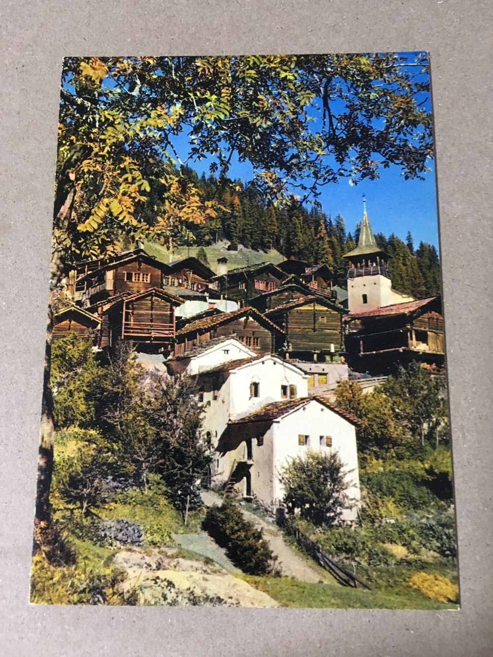 Cartoline postali: Grimentz Wallis Dorfpartie alte Edition – Usato da Küttigen venduto da Melisch1000