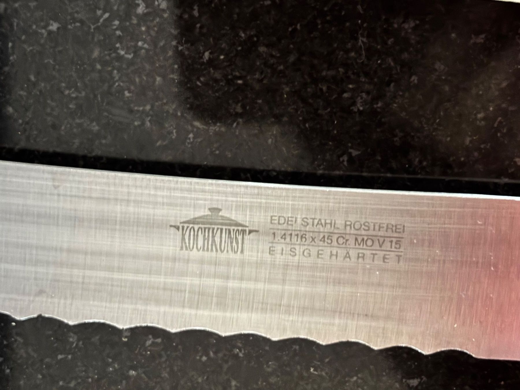 Coltelli: 6teilig Messerblock Kochkunst Edelstahl – Usato da Stallikon venduto da Rsiri 2