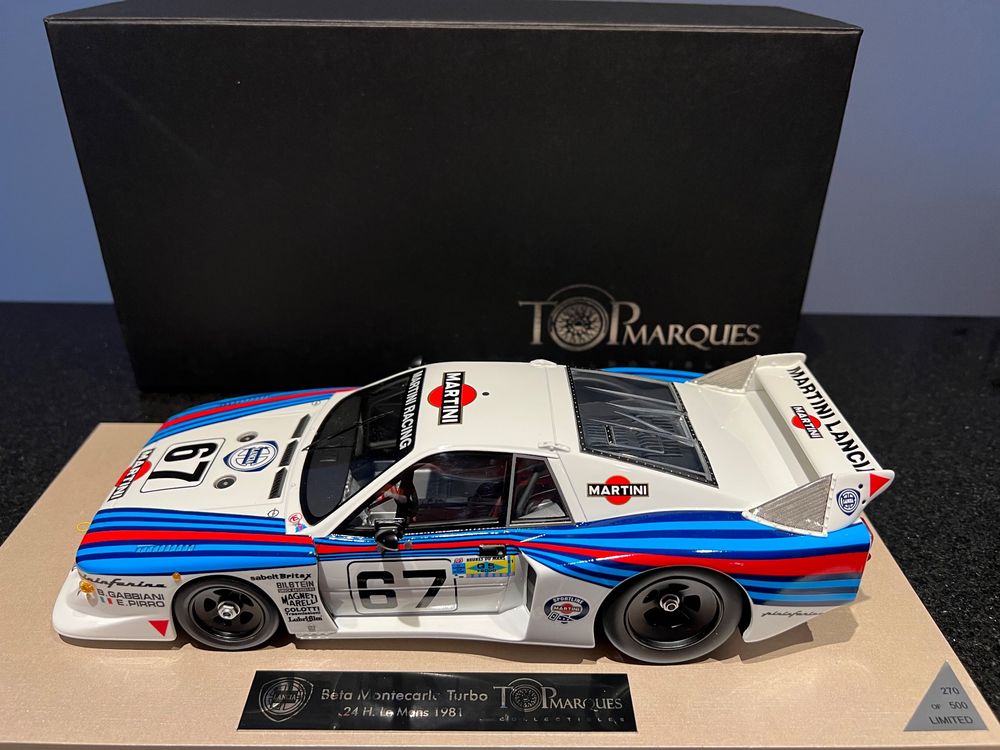 Best Model 1/43 - Lancia Beta Montecarlo Martini N°67 - 24h Le Mans 1981 - Pirro/Gabbiani