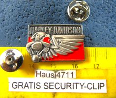 HD PIN HARLEY-DAVIDSON 3D-OPTIC GEPRÄGT KLEIN