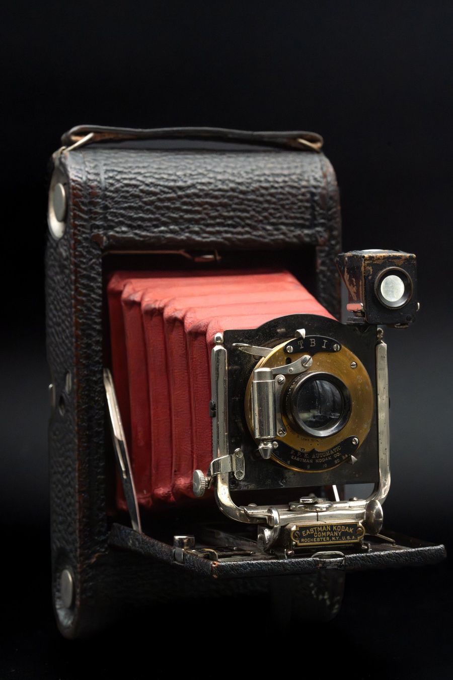 Kodak Fotocamera: Kodak No.3 Folding Pocket Camera Model E2 Bausch Lomb Shutte – Usato da Bern venduto da Shutter-Palace