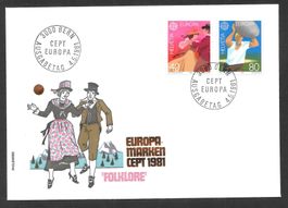 FDC Serie 654 - 655 ET Bern 4.5.1981 schön illustriert