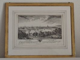 Original Kupferstich Herrliberger "Bern gegen Mittag"